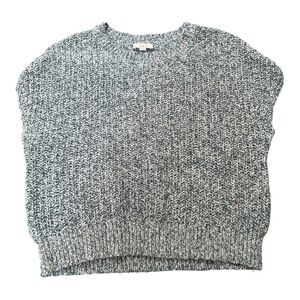 LOFT Marbled Sleeveless Oversized Cap Sweater Vest Size Medium